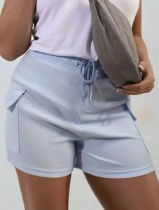 Dernière conception personnalisée Street Wear short décontracté tissu de la plage au brunch le short parfait de tous les jours 100% coton solide - Product Image 5