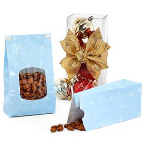 Snowflake Patterned Tin Tie Food Storage Bags for Convenient Organization and Visual Appeal - Product Image 1