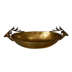 Dernier modèle 2026 Plat de service en laiton de forme ovale pour la maison, les mariages, les hôtels, la vaisselle de table, les salades de fruits, les collations - Product Image 2