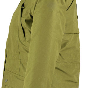 Veste d'hiver matelassée chaude respirante écologique chauffée en nylon imperméable à capuche en fausse fourrure pour femmes, taille plus - Product Image 3