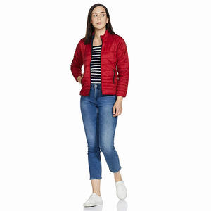 แจ็คเก็ตพัฟเฟอร์,สีแดง Colo พลัสขนาดแจ็คเก็ตเสื้อกันลมพร้อมขนาดที่กำหนดเอง - Product Image 4