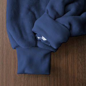 Venta caliente de punto personalizado tejido Simple gigante Sudadera Capucha felpa franela polar Anti-Pilling adultos barato invierno usable - Product Image 6