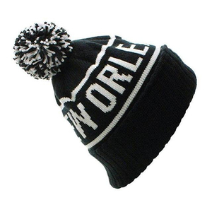 Gorro de Invierno Personalizado de Punto Jacquard para Adultos, Gorro con Pompón y Logotipo Personalizado - Product Image 3