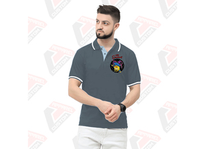 Signature Men's Striped for Polo T-Shirt Transpirable Elegante Ecológico Denim Batik Telas de pana para el verano Chic Apliques - Product Image 3