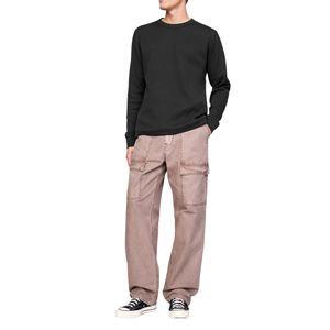 Men's Vintage Casual <b>Full</b> <b>Zip</b> Winter Warm <b>Sweatshirt</b> Long Sleeve Eco-Friendly Breathable Custom Logo Solid Pattern - Product Image 4