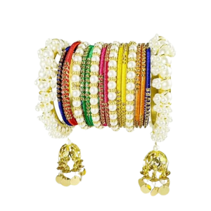 Hot Sale Wedding Wear Multi Color Glass Churiya <b>Bangles</b> <b>Sets</b> High Quality Ladies Fancy <b>Bangles</b> <b>Set</b> Available at Wholesale Prices - Product Image 5