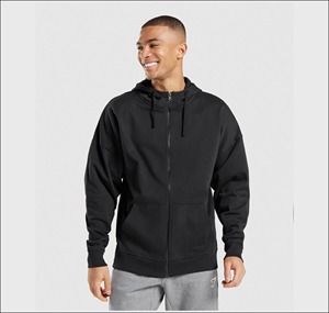 Full <b>Zip</b> Us Plus Size <b>Black</b> <b>Hoodies</b> Men's 100% Cotton Heavyweight Fleece Men's <b>Zip</b> <b>up</b> Warm <b>Hoodies</b> and Sweatshirts Custom - Product Image 1