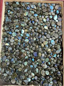 Labradorita azul Natural de grado AAA de alta calidad, fuego MM, tamaño de piedras preciosas, tamaño mixto, cabujón de labradorita, precio al por mayor, lote de piedras preciosas, - Product Image 2