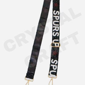CRYSTAL CRAFT Go Pokes Block Beaded Purse Strap Customized Color Seed Bead Indian Style Custom Size Accept Custom Logo - Product Image 6