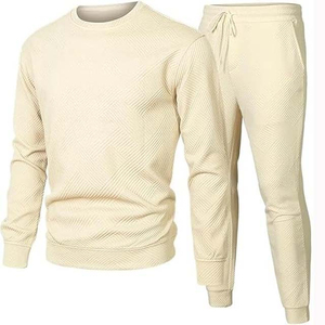 Survêtements unisexes OEM d'hiver grande taille effet délavé à capuche, ensembles 2 pièces avec logo personnalisé imprimé, 100 % coton, pour le fitness - Product Image 6