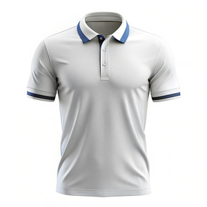 2024 precio competitivo logotipo personalizado etiqueta privada cuello polo Polo Golf tee 100% algodón hombres Polo costilla cuello camisa - Product Image 1