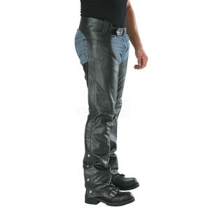 Demi-chaps en cuir d'équitation pour adultes sur mesure choix parfait différents modèles de mini chaps - Product Image 2