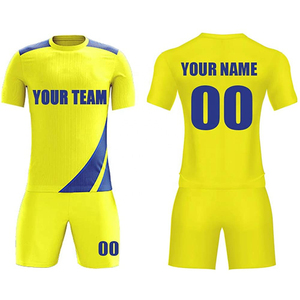 Conjuntos de Uniformes de Fútbol para Hombre de Poliéster, Transpirables, Impermeables, Ligeros, de Secado Rápido, Servicio OEM, Impresión Digital, Invierno, Cortos - Product Image 1