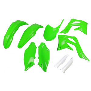 Kit Completo de Plástico Verde 026 para Kawasaki KXF 450 2013-2015, Pieza de Carenado de Motocicleta de Fibra de Carbono - Product Image 1