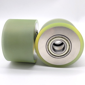 Rouleau d'alimentation en polyuréthane personnalisable rouleau d'entraînement industriel en polyuréthane imprimante à rouleaux découpés à l'emporte-pièce en caoutchouc roue à rouleaux de guidage en polyuréthane - Product Image 1