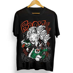 T-shirt de fitness Izuku Midoriya inspiré de Bakugou, 100 % coton, jersey épais compressé 300 grammes en coton/fibre de bambou - Product Image 2