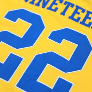 SGR Football Jersey <b>Gold</b> 100% Polyester Sigma Gamma Rho Sports Jersey Embroidered Team Logo on Front Back Sorority Gear - Product Image 4