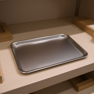 Vassoio Espositivo in Acciaio Inox Ilsa 34x26 cm, Pannello Resistente per Presentazione Prodotti - Product Image 3