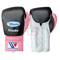 Özel Yüksek Kaliteli MMA Eldivenleri Nefes Alabilen Hafif Esnek Antrenman Sparring Boks Seti Sığır Derisi Bağcıklı Eldivenler