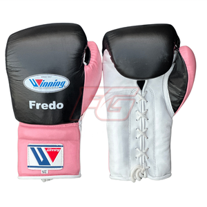Custom Winning Breathable Lightweight Training Sparring Boxing Set Cowhide Leather Laced Gloves Headgear Groin Guard Boxing - Product Image 4