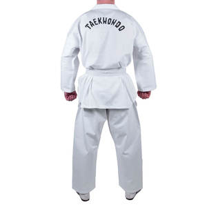 Uniforme de Taekwondo d'arts martiaux en gros de logo personnalisé de haute qualité nouvel arrivé Arts martiaux porte des uniformes de Taekwondo - Product Image 3