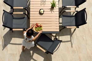 Lifestyle Garden Panama 6 Places avec design en acier et construction de haute qualité pour mobilier d'extérieur moderne - Product Image 4