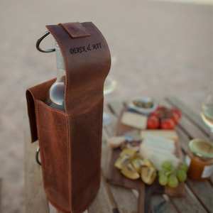 Bolsa de Transporte para Botellas de Vino de Cuero Genuino, Impermeable, para Uso en Exteriores, Color y Logotipo Personalizables, Tamaño Personalizado - Product Image 2