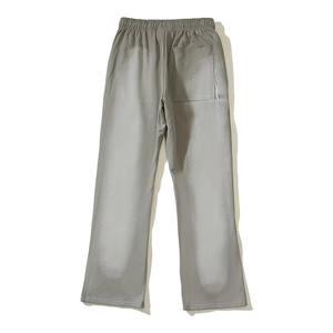 Best Selling Custom Acid Washed Sun Faded Jogging Pants Bootcut Oversized Cotton French Terry Acid Wash Flared Sweatpants - Product Image 3
