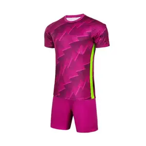 Good Seller Sports Team Soccer Uniforms Wear OEM Service Breathable Best Soft Fabric Soccer Uniforms