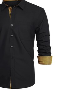 Camisa abotonada transpirable para hombre totalmente personalizada Nueva moda Venta caliente Camisa abotonada para hombre de calidad premium con precio barato - Product Image 2