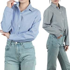 เสื้อเชิ้ตผู้หญิงแขนยาวระบายอากาศมีสไตล์เสื้อลำลอง - Product Image 5