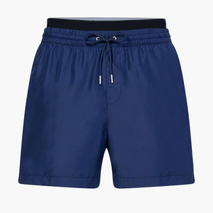 Pantalones cortos dobles de secado rápido para hombre, para entrenamiento y correr, con cordón, uso en gimnasio, decoración lavada de talla grande - Product Image 6