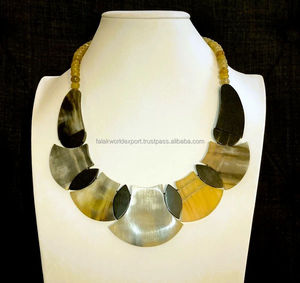 Collares de Moda de Estilo Clásico para Mujer, Joyería de Lujo, Cadenas de Cuerno de Buey, Imitación de Perlas, por Falak World Export - Product Image 6