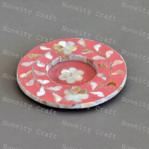 Posavasos de perlas ecológicos resistentes al calor, platos redondos para servir, alfombrillas y almohadillas para té y café, regalos de Ramadán personalizables - Product Image 2