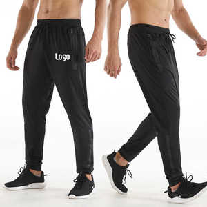 Pantalon de jogging décontracté pour homme, personnalisé avec logo, écologique, séchage rapide, respirant, léger, taille mi-haute, bandes réfléchissantes - Product Image 3