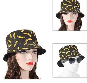 หมวกทรงถังหมวกฤดูร้อนหมวกผ้าฝ้ายพิมพ์โลโก้ที่กำหนดเองปักหมวกกันแดดแบบเรียบหมวกทรงถังชาวประมงธรรมดา - Product Image 4