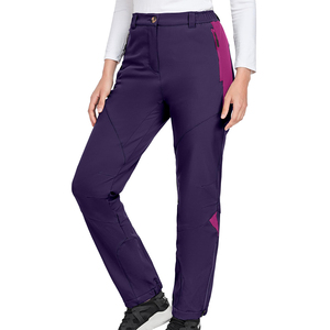Pantalones Softshell cómodos para mujer Forro polar Resistente al agua Oem Gran oferta Pantalones Softshell de alta calidad para mujer - Product Image 1