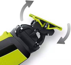 Para Philips para OneBlade, hoja de afeitar de repuesto QP220/50, cuchillas de acero inoxidable de doble y un solo filo para afeitar - Product Image 4