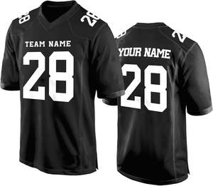 Conjunto de camisetas de fútbol americano personalizado para todas las edades cómodo y ligero con diseños sublimados profesionales - Product Image 1