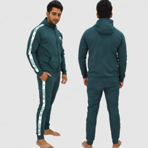 Profesional personalizado hombres gimnasio chándal al por mayor de alta calidad Slim Fit chándales con paneles de contraste - Product Image 1