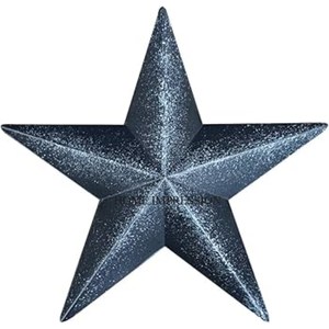 Diseño moderno Metal estrella colgante instalación Navidad decoración adornos rústico brillo árbol de Navidad colgante estrella suministros - Product Image 5