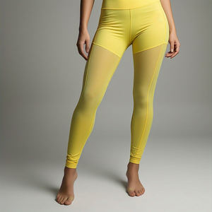 Sheer Mesh Women's <b>Leggings</b> Breathable Trousers Underwear Tights High Waist Pants Sheer Mesh <b>Leggings</b> Ladies - Product Image 4