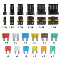 Kit de 240 connecteurs de câbles électriques IP68 étanches pour FPC, PCB, UHF, RF, systèmes solaires, micro-ondes, nylon, aérospatiale et automobile