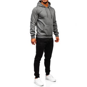 Custom Wholesale OEM Manufacturer Supplier <b>Men</b> Cotton Hoodie Streetwear Fabric Private Label Production - Product Image 2
