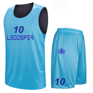 Uniforme de entrenamiento de baloncesto de verano para hombre impreso personalizado diseño de secado rápido - Product Image 6