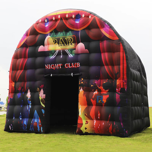 Tente de boîte de nuit gonflable noire de qualité commerciale pour la <span class=keywords><strong>location</strong></span> d'événement - Product Image 2