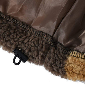 Fall Winter Warm Pullover Stylish <b>Bear</b> Printed Sherpa <b>Hoodies</b> for Women High Quality Custom Logo Streetwear Fashion Half Zipper - Product Image 6