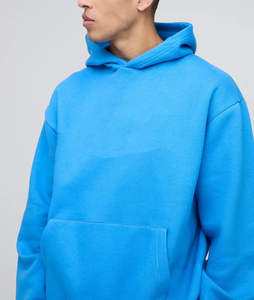 Nouveauté, sweat-shirt pour homme en molleton 100% coton, couleur unie, logos brodés personnalisés, style ample, manches longues, vêtements d'hiver - Product Image 6