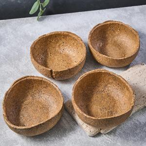 ช่างฝีมือชามไม้สำหรับตกแต่งทำด้วยมือถาดวางตรงกลางแบบชนบทงานธรรมชาติตกแต่งโต๊ะอย่างมีสไตล์เน้นสำหรับตกแต่งบ้านหรือห้องครัว - Product Image 2