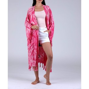 Kimono Largo para Mujer, Ligero, con Silueta Drapeada y Mangas Largas, Perfecto para Uso Casual, Viajes y Uso Diario - Product Image 4